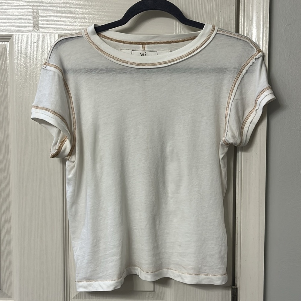 Free people let it roll cotton tshirt